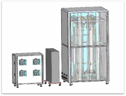实验与实施案例：吸附-反渗透联动装置